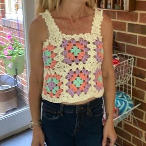 Cropped Crochet Top